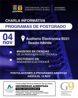 Charla Informativa Programas de Postgrado