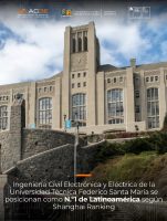 Ingeniería Civil Electrónica y Eléctrica de la Universidad Técnica Federico Santa María se posicionan como N.º1 de Latinoamérica según Shanghai Ranking